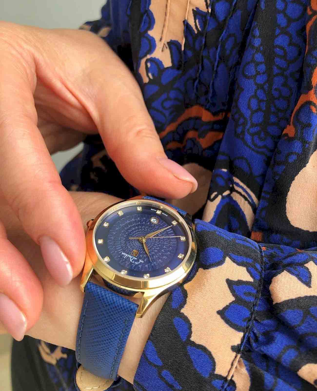 L'Duchen L'Duchen Grace D 791.23.37,  швейцария женские часы на браслете кожаный боковой вид